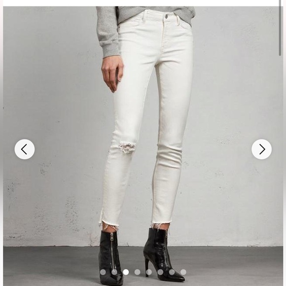 All Saints Grace slashed jeans - Picture 3 of 10